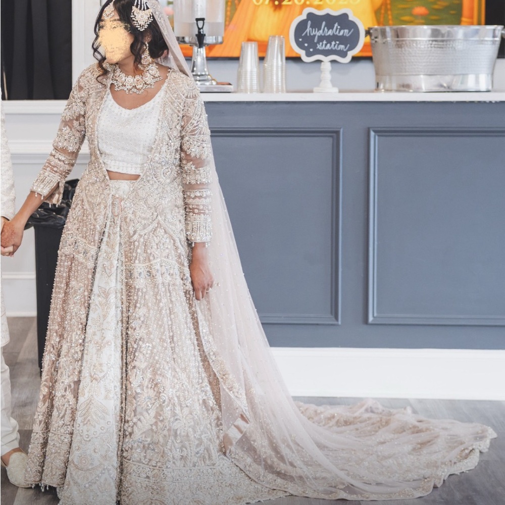 Elegant Embroidered Bridal Lehenga